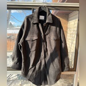Aritzia Charcoal Ganna Jacket